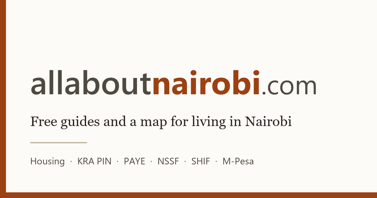 Minimum wage in Kenya - the 2026 rates for Nairobi